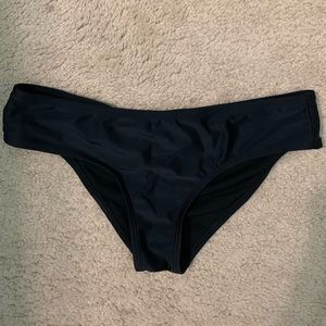 black bathing suit bottoms